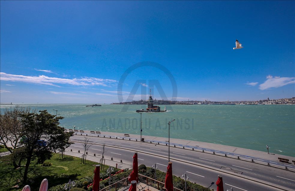 İstanbul sahilleri sessiz