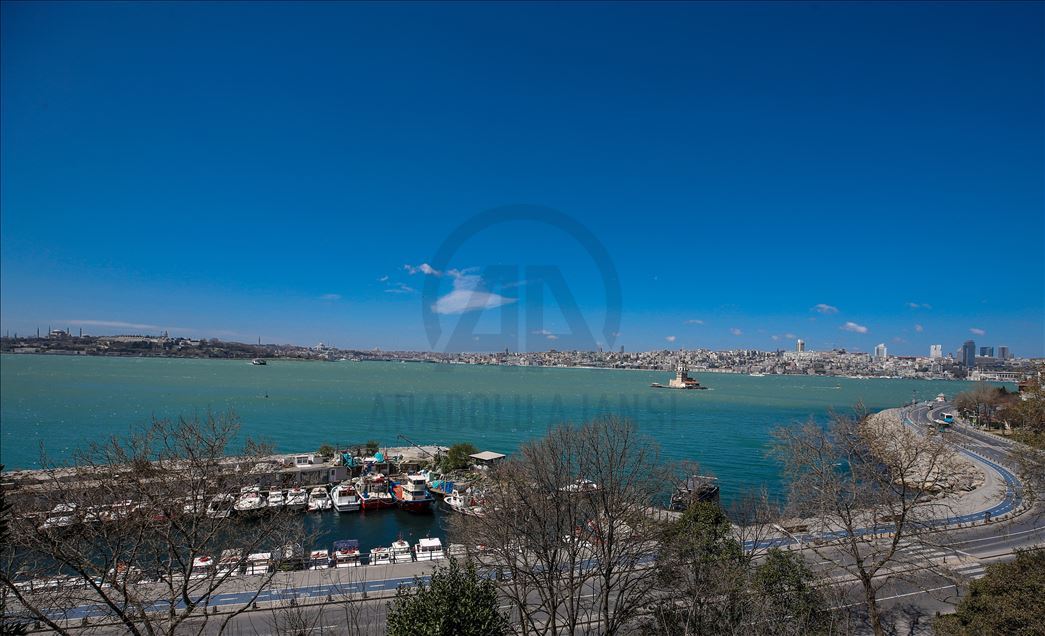 İstanbul sahilleri sessiz