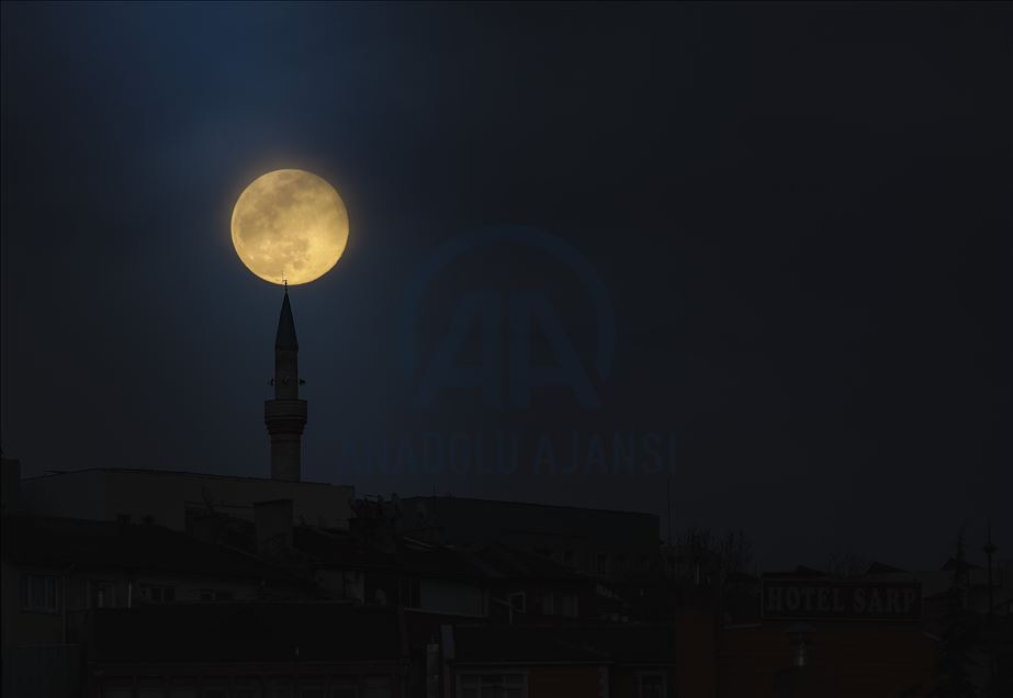 Ankara'da "Süper Ay"