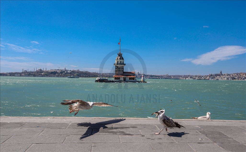 İstanbul sahilleri sessiz