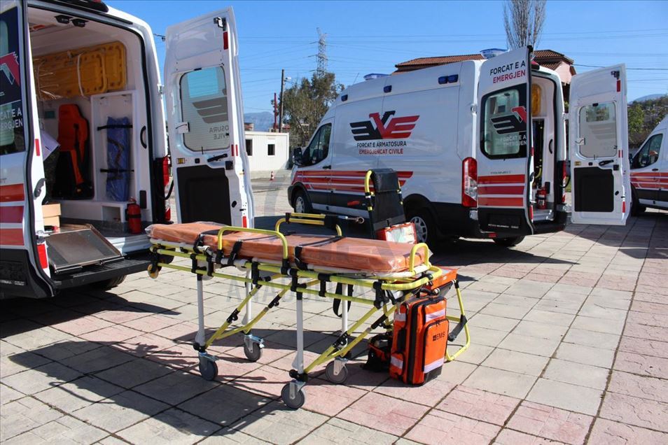 كورونا.. تركيا تدعم ألبانيا بـ6 سيارات إسعاف
