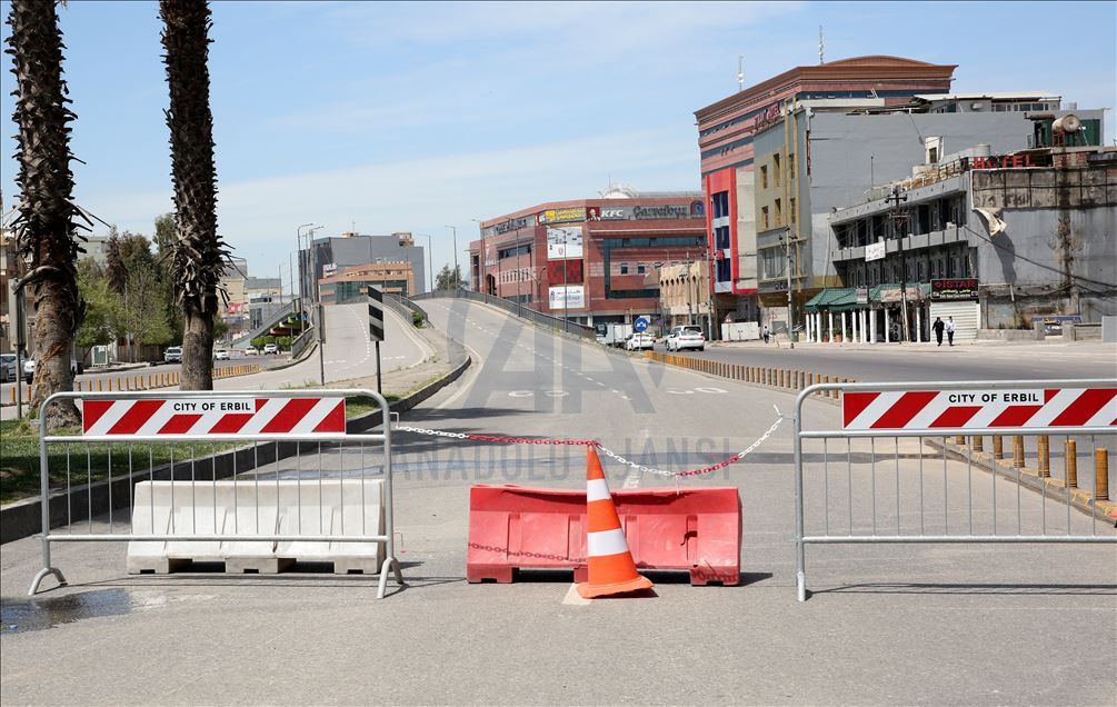 Erbil'de koronavirüs tedbirleri