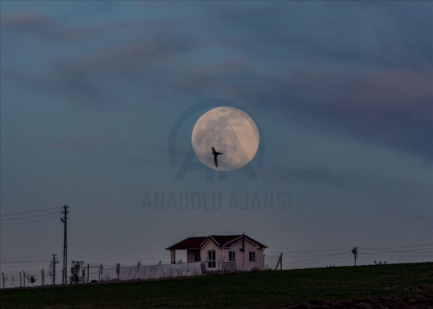 Ankara'da "Süper Ay"