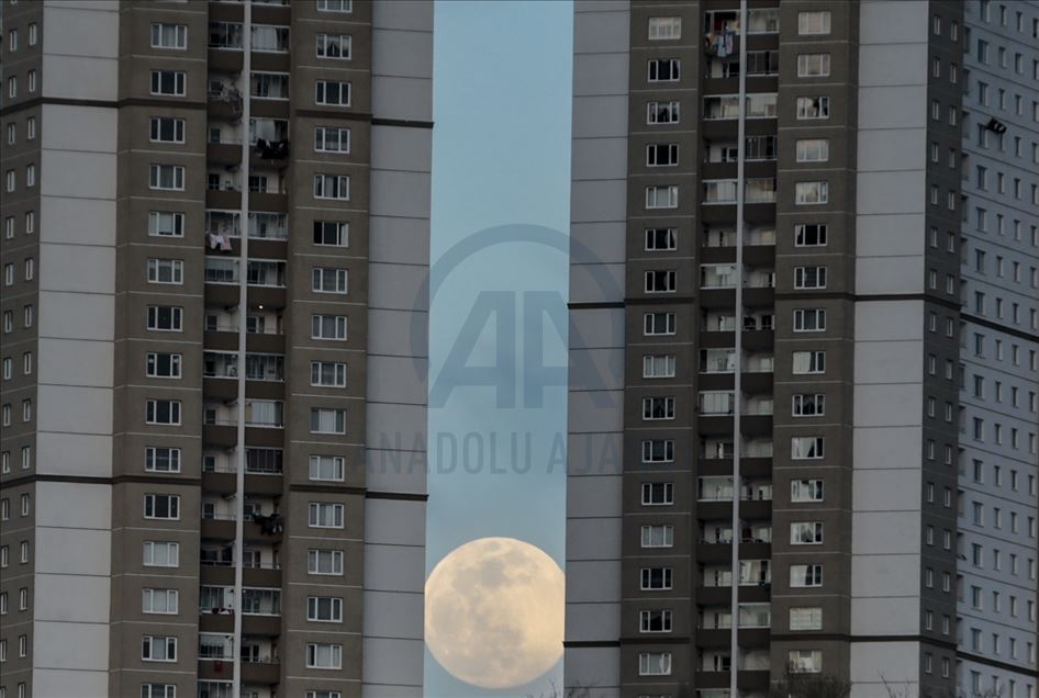 Ankara'da "Süper Ay"