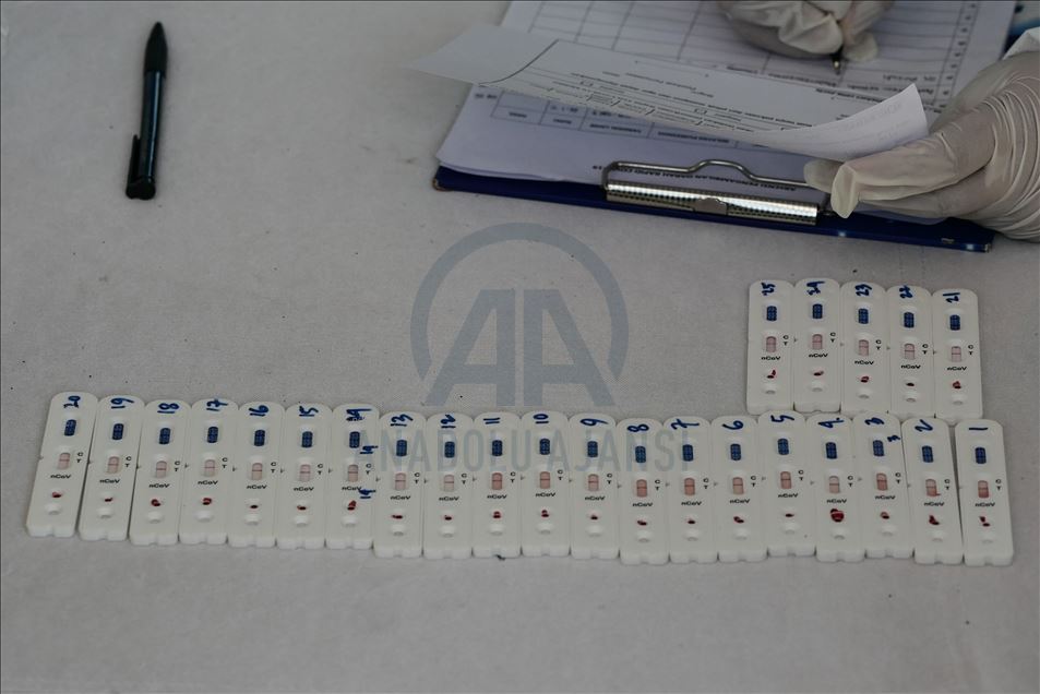 Endonezya'da hızlı test merkezleri kuruldu