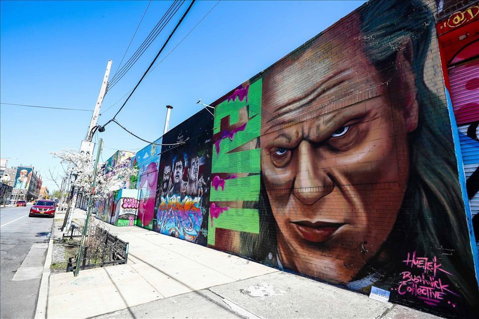 Grafitis en Nueva York, más visibles en tiempos de cuarentena