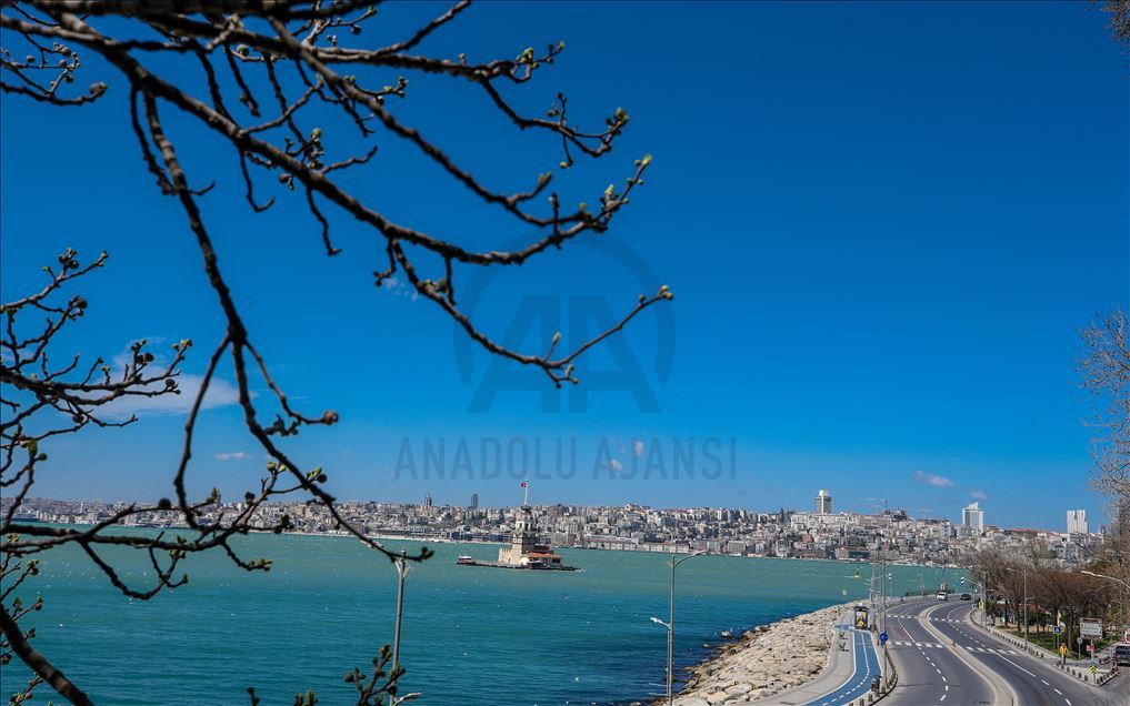 İstanbul sahilleri sessiz