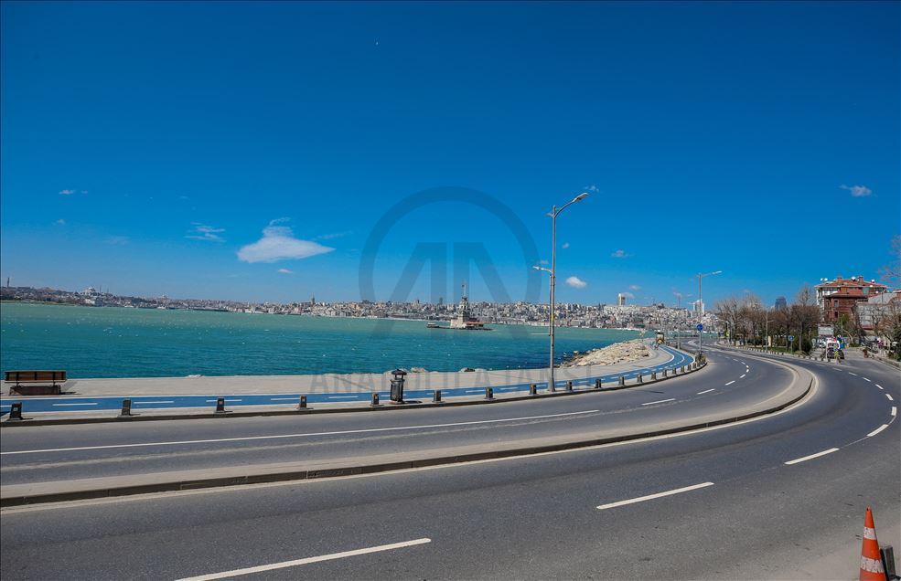 İstanbul sahilleri sessiz