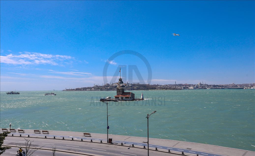 İstanbul sahilleri sessiz