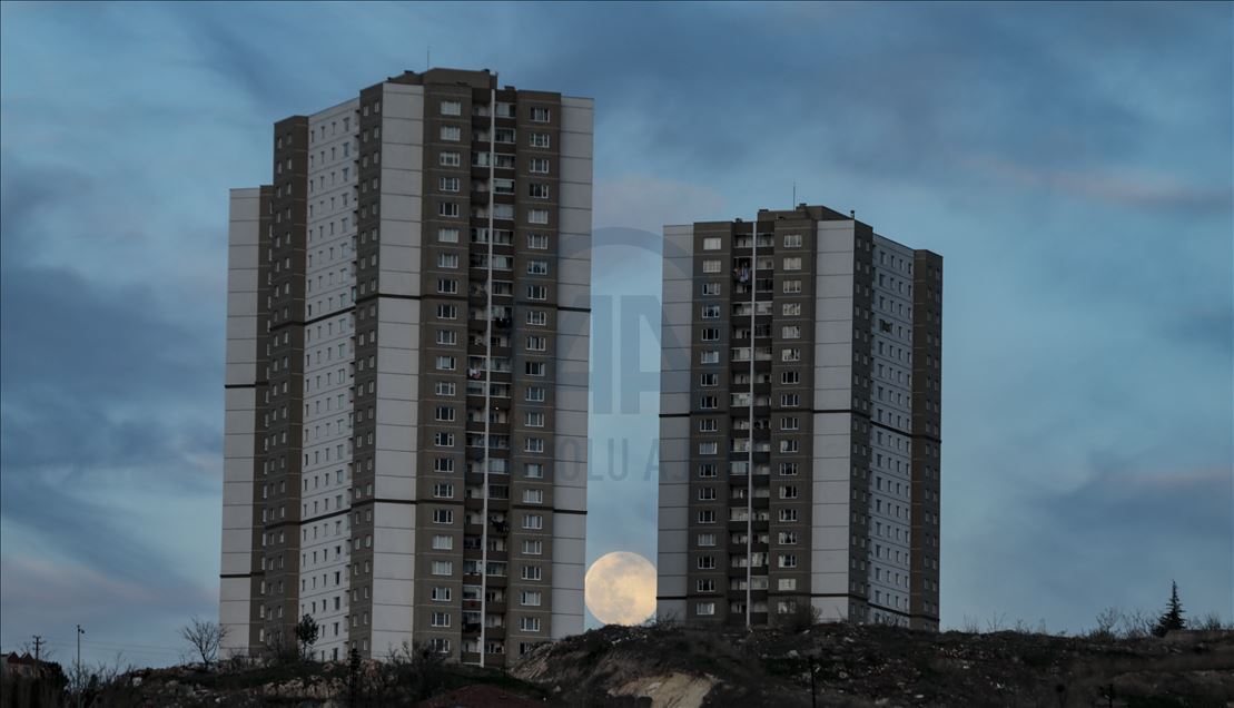 Ankara'da "Süper Ay"