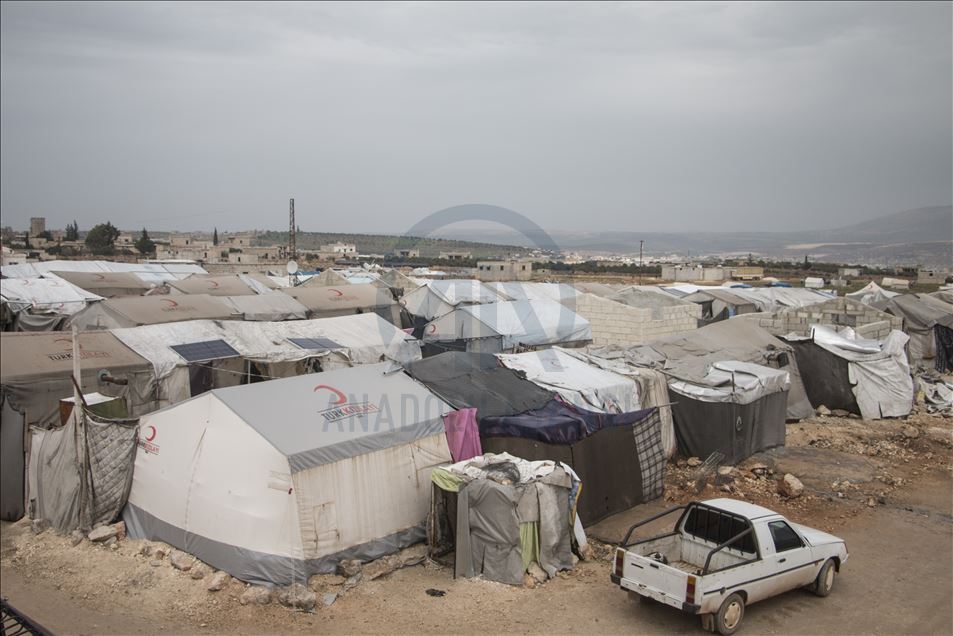 İdlib'deki kamplara sığınan Doğu Gutalı siviller