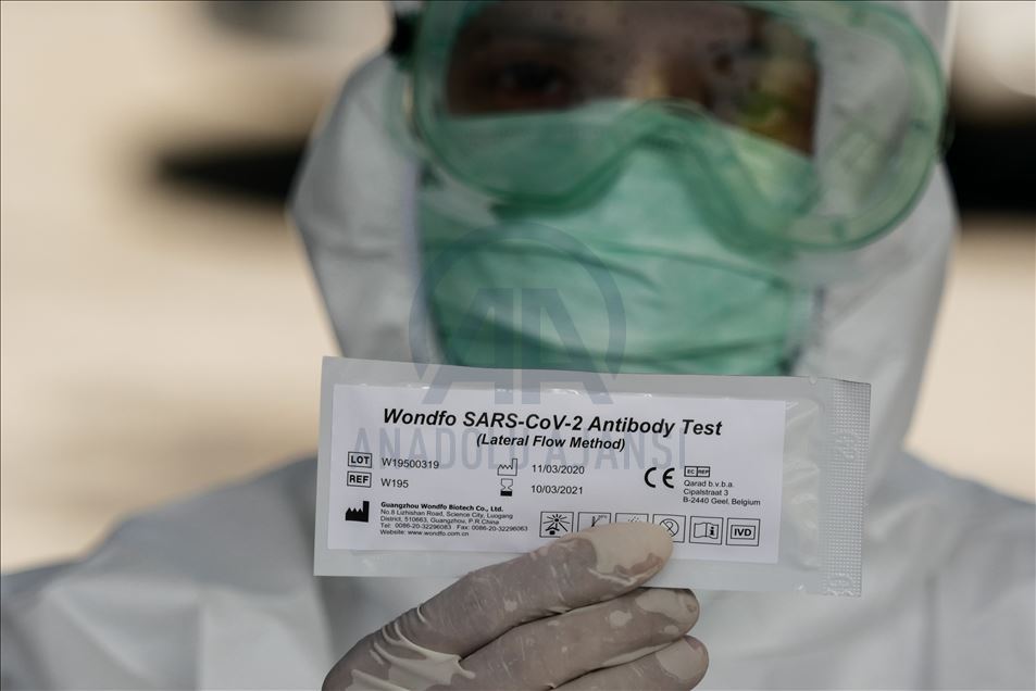 Endonezya'da hızlı test merkezleri kuruldu