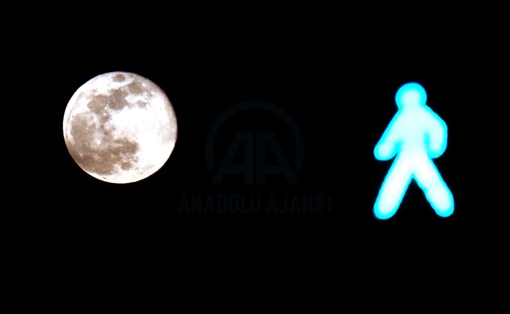 Ankara'da "Süper Ay"