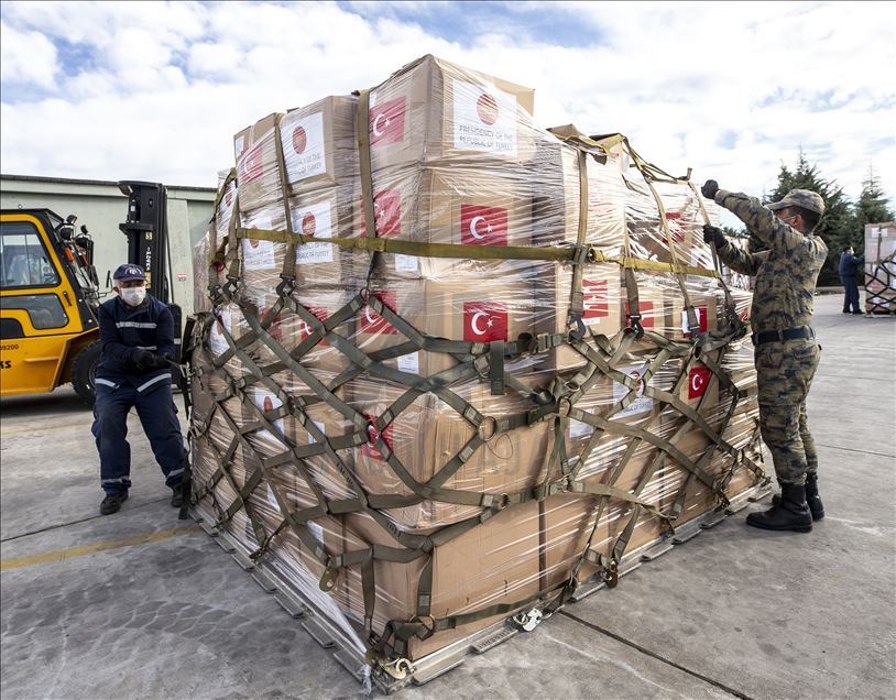 Turkey sends medical aid to Balkan countries