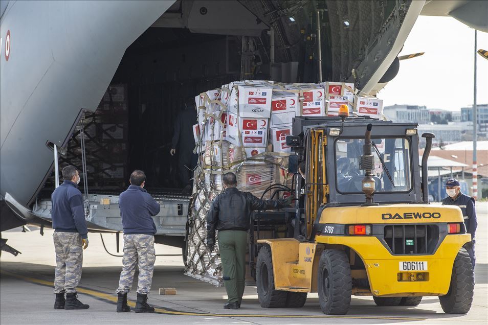 Turkey sends medical aid to Balkan countries