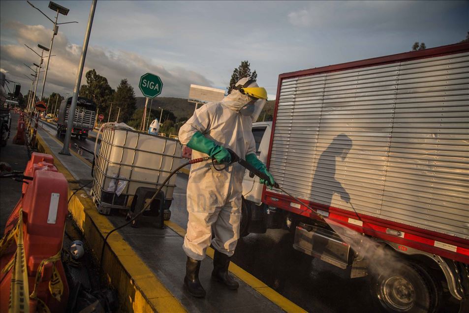 Así se realiza el proceso de desinfección para ingresar a Bogotá
