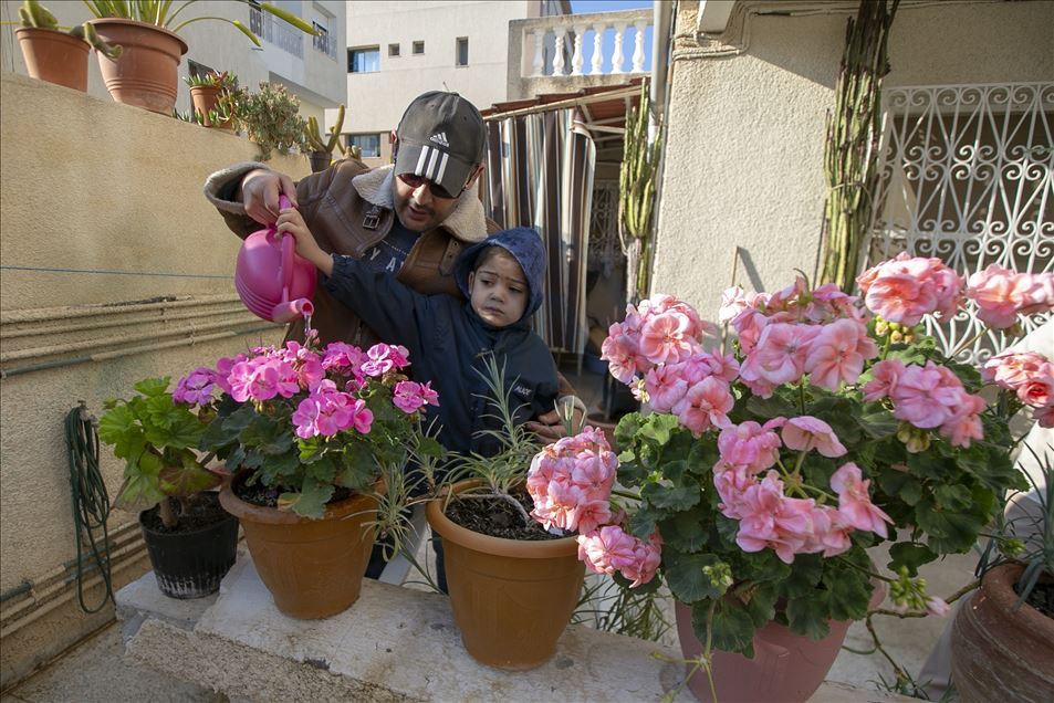 Tunuslu ailenin karantinada bir günü