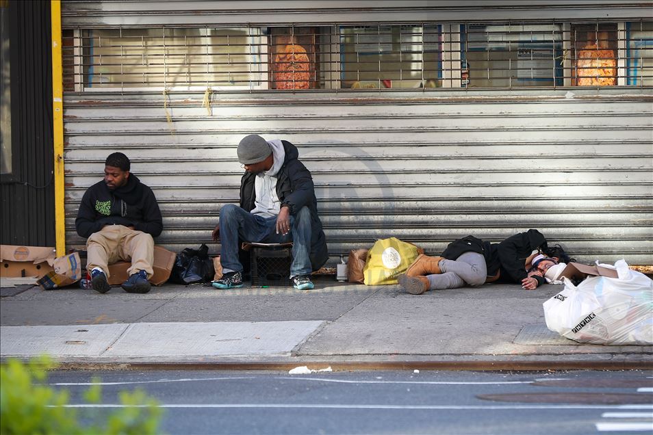 Бездомные в Нью-Йорке вызывают опасение в связи с Covid-19 - Агентство Анадолу