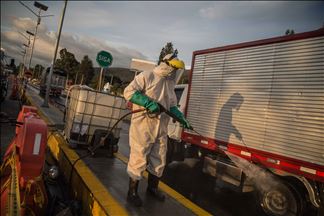 Así se realiza el proceso de desinfección para ingresar a Bogotá