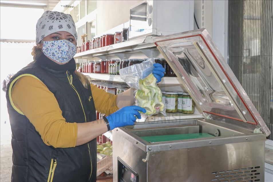 Urlalı kadınlar, sakız enginarını bu yıl sosyal medyadan satıyor