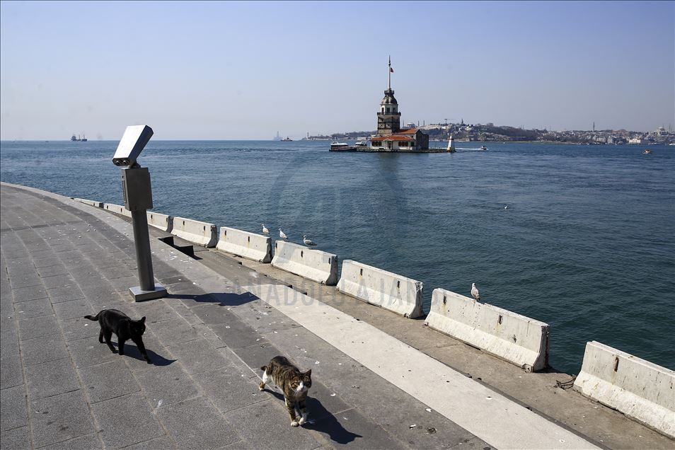 İstanbul'da "koronavirüs sessizliği"