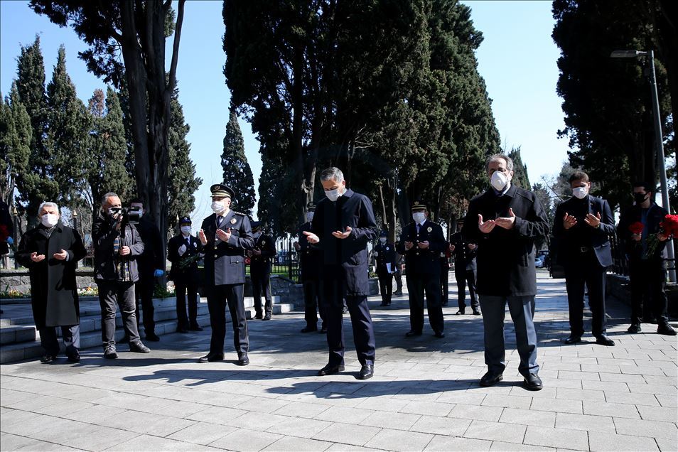 Türk Polis Teşkilatının kuruluşunun 175. yılı törenine "koronavirüs" düzenlemesi