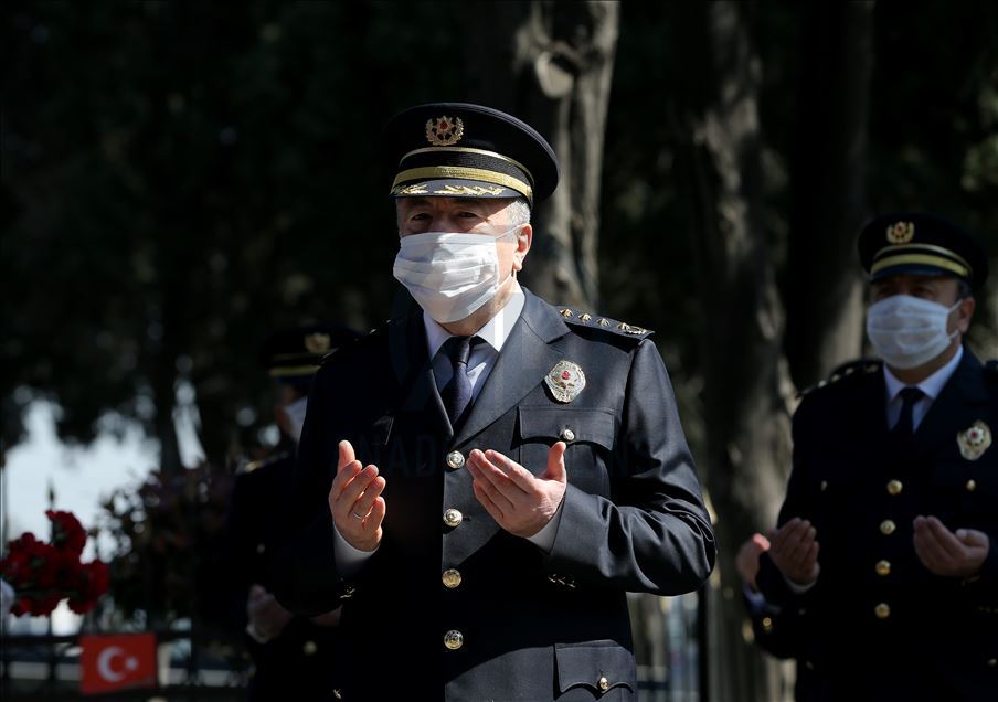 Türk Polis Teşkilatının kuruluşunun 175. yılı törenine "koronavirüs" düzenlemesi