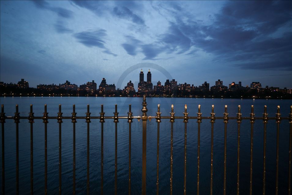 New York sokaklarında Kovid-19 sessizliği