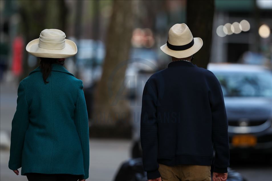 New York sokaklarında Kovid-19 sessizliği