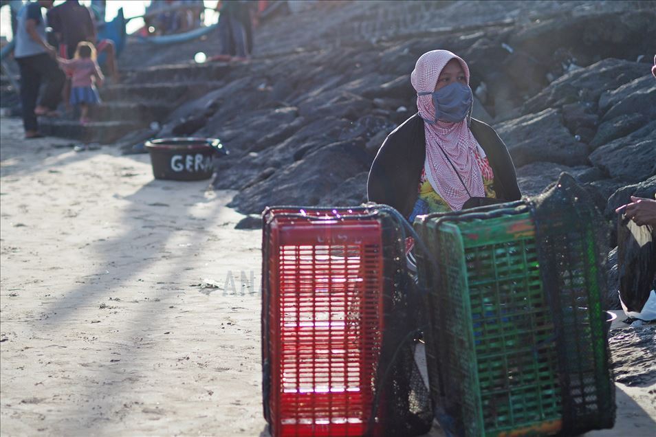 La vida de los pescadores en medio del brote de coronavirus en Bali