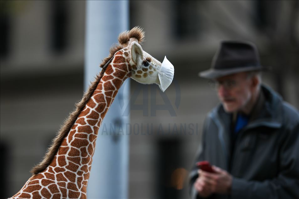 New York sokaklarında Kovid-19 sessizliği