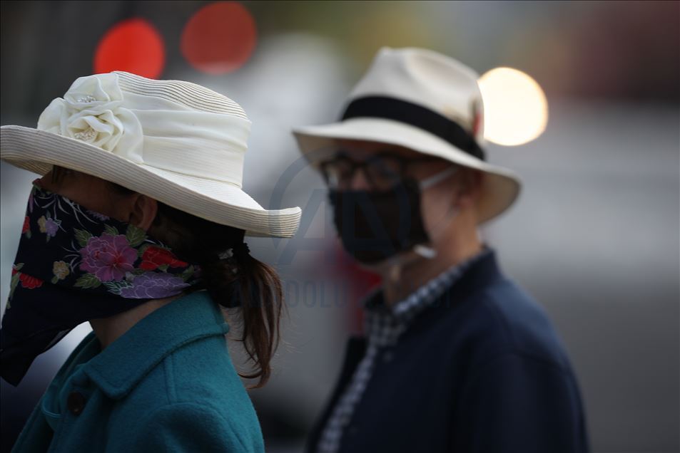 New York sokaklarında Kovid-19 sessizliği