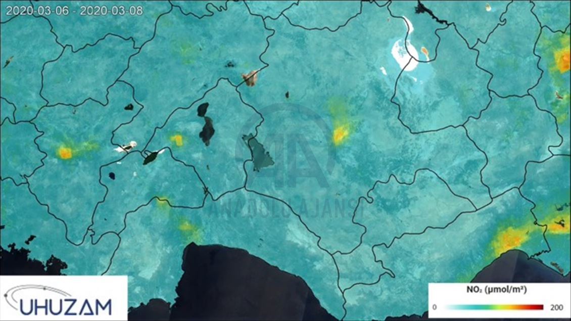 Türkiye'nin Kovid-19 sonrası boş kalan meydanları uzaydan görüntülendi