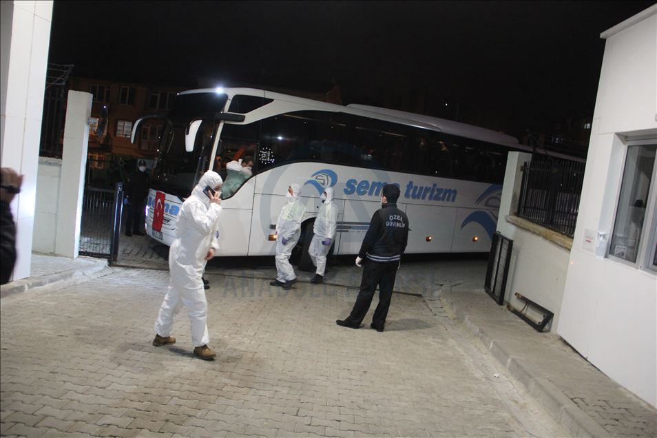 Almanya'dan getirilen Türk vatandaşları Giresun'da yurtta karantinaya alındı