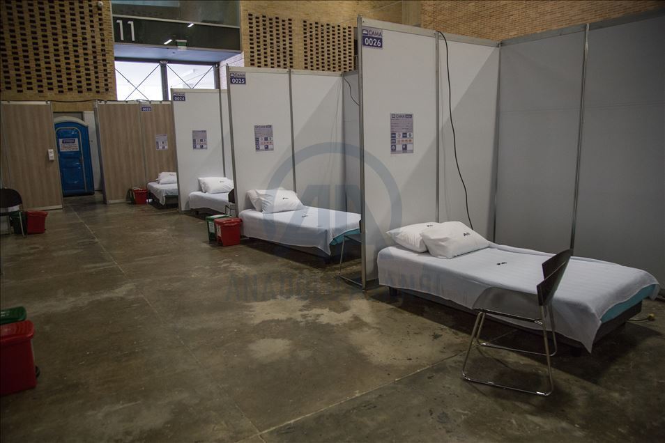 Colombian convention center is transferred into 2,000-bed coronavirus hospital