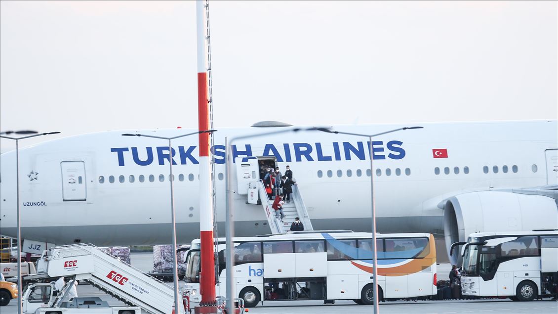 Kanada'daki 349 Türk Vatandaşı İstanbul'a geldi