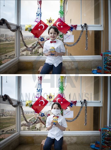 Evde 23 Nisan heyecanı
