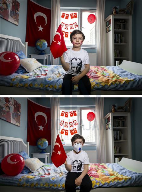 Evde 23 Nisan heyecanı