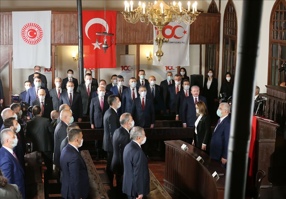 100th anniversary of foundation of Turkish parliament