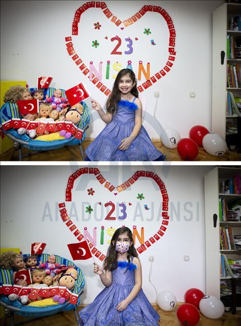 Evde 23 Nisan heyecanı