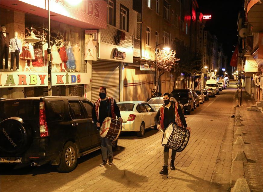 Ramadan drummers in Istanbul