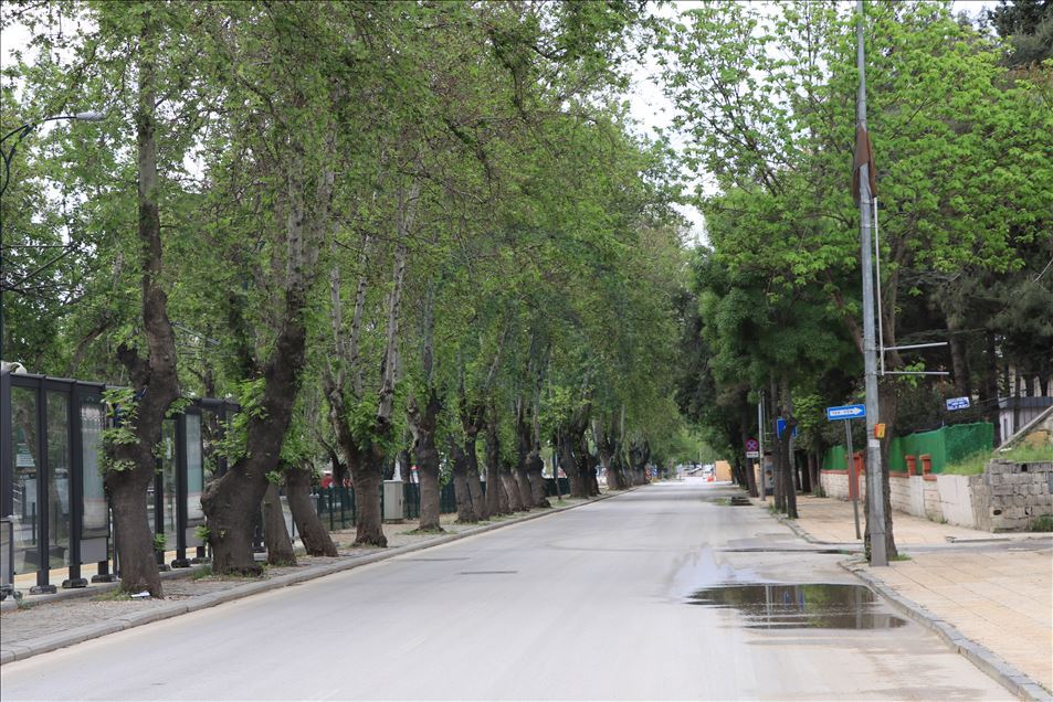 Gaziantep'te kısıtlamanın ardından sokaklar boşaldı