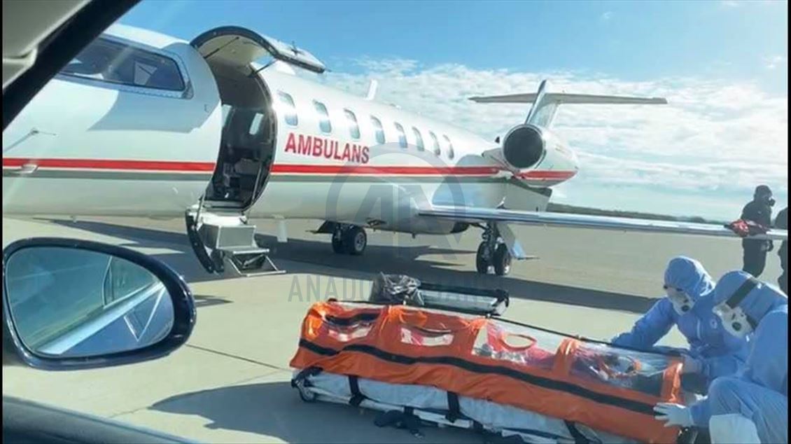 طائرة إسعاف تركية تغادر السويد حاملة مواطنا مصابا بكورونا
