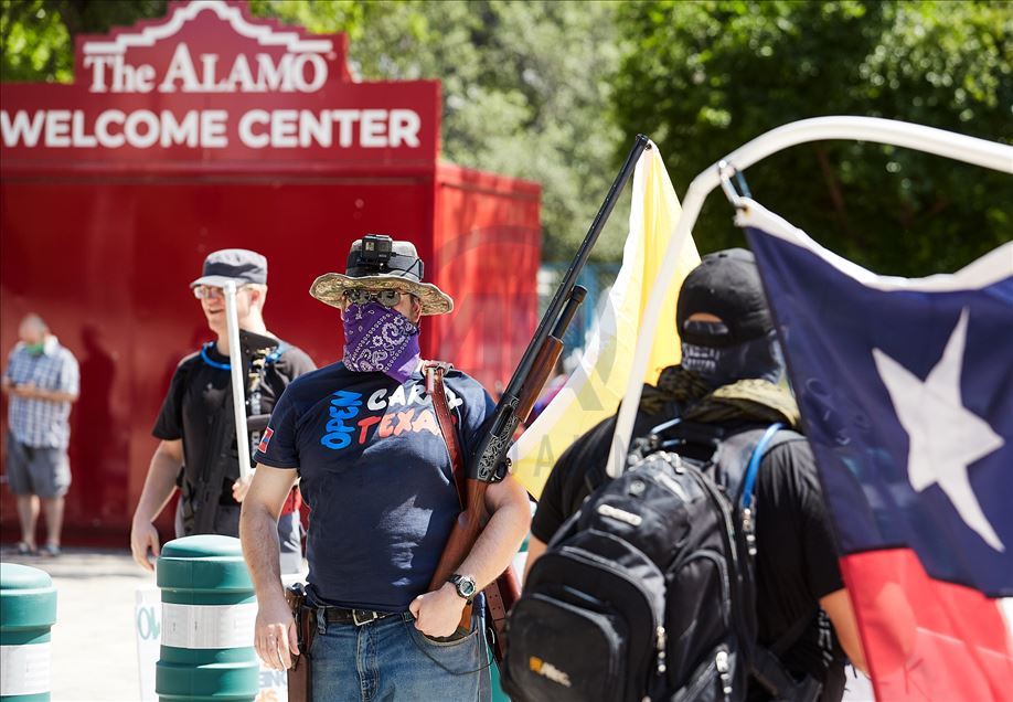 Teksas'ta protesto