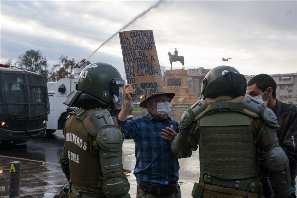 Protest,chile,covid19,piñera