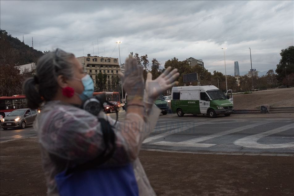Protest,chile,covid19,piñera
