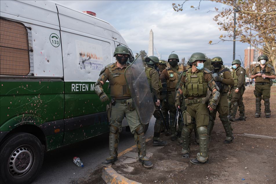 Protest,chile,covid19,piñera