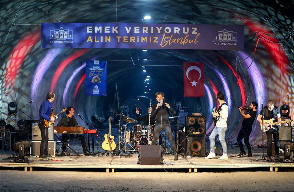 Kıraç'tan yerin 72 metre altında 1 Mayıs konseri
