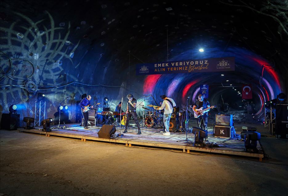 Kıraç'tan yerin 72 metre altında 1 Mayıs konseri