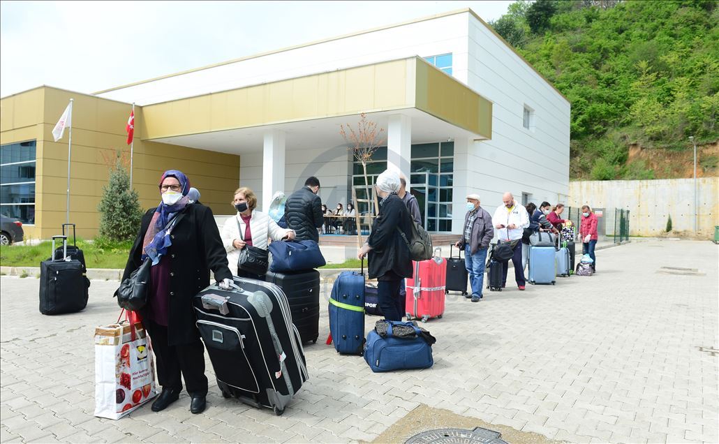 Almanya'dan getirilen Türk vatandaşlarının Giresun'daki karantina süresi tamamlandı